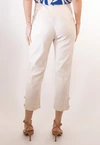 Calca Dwz Linho Pantalona Botao