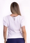 Blusa Dwz Manga com Pregas