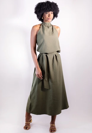 Vestido Dwz Longo Liso