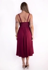Vestido Dwz Mid Liso com Lastex