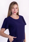 Blusa Dwz Manga Curta Lisa