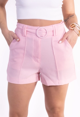 Short Dwz Linho com Cinto