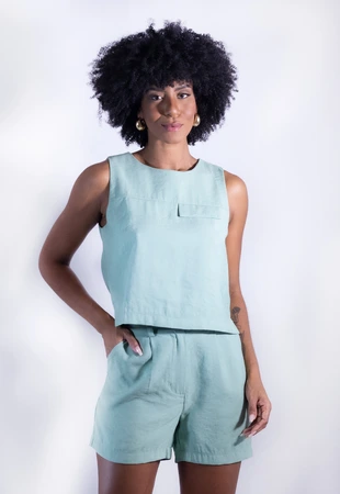 Conjunto Dwz Liso Blusa e Short
