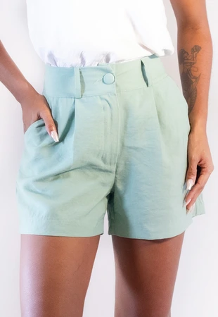Short Dwz Liso com Botao