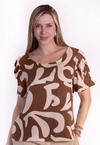Blusa Dwz Manga Princesa com Botoes