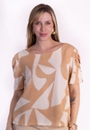 Blusa Dwz Manga Princesa com Botoes