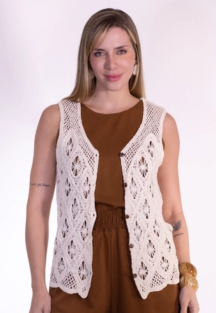 Colete Dwz Crochet