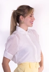 Camisa Dwz Manga Curta com Pregas