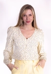 Blusa Dwz Floral com Manga Longa