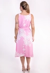 Vestido Dwz Mid Estampado com Faixa