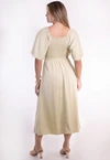 Vestido Dwz Mid com Lastex