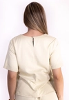 Blusa Dwz Manga Curta Gola Redonda