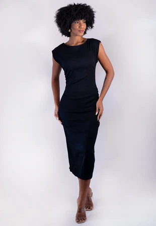 Vestido Dwz Longo Assimetrico