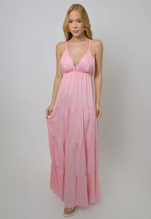 Vestido Dwz Frente Unica Liso