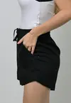 Short Dwz Linho com Cos de Elastico