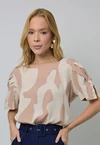 Blusa Dwz Estampada Manga Princesa