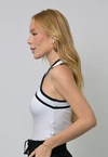 Cropped Dwz Tricot Cruzado Bicolor