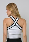 Cropped Dwz Tricot Cruzado Bicolor