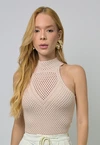 Cropped Dwz Tricot Gola Alta
