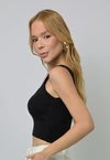 Cropped Dwz Tricot Decote Quadrado