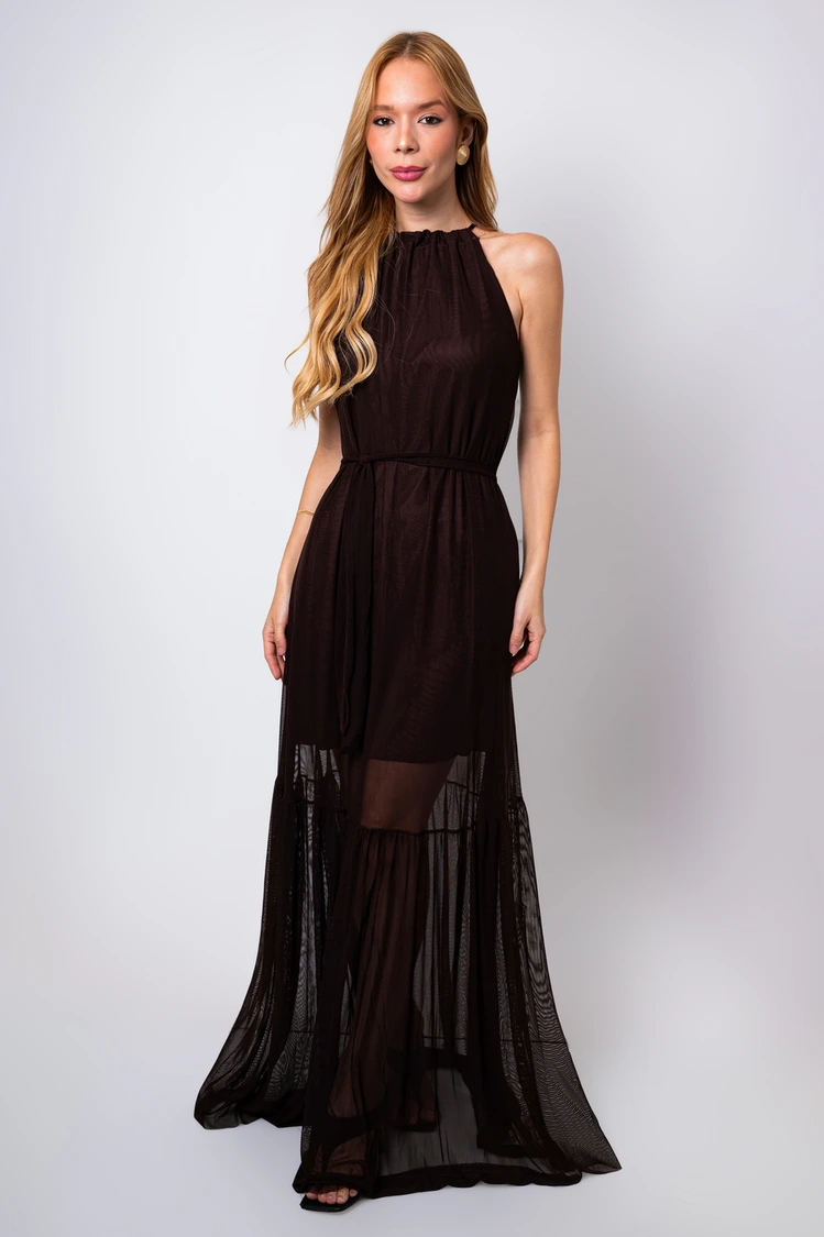 Vestido Dwz Tule Liso