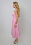 Vestido Dwz Mid Liso com Faixa
