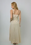Vestido Dwz Mid com Botoes com Presponto