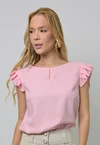 Blusa Dwz Linho Manga Dropeada