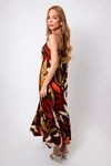 Vestido Dwz Amarracao Estampado