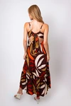 Vestido Dwz Amarracao Estampado
