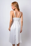 Vestido Dwz Mid Liso com Lastex nas Costas