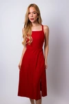Vestido Dwz Mid Liso com Lastex nas Costas
