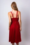 Vestido Dwz Mid Liso com Lastex nas Costas