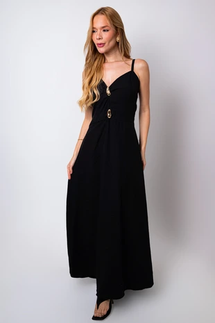 Vestido Dwz Mid com Placas