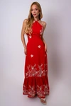 Vestido Dwz Amarracao Bordado