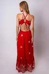 Vestido Dwz Amarracao Bordado