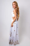 Vestido Dwz Amarracao Bordado