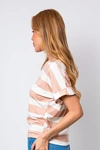 Blusa Dwz Listrada Manga Dobrada