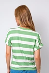 Blusa Dwz Listrada Manga Dobrada