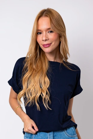 Blusa Dwz Manga Dobrada
