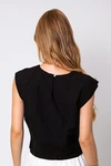 Blusa Dwz Meia Manga com Costura Frontal