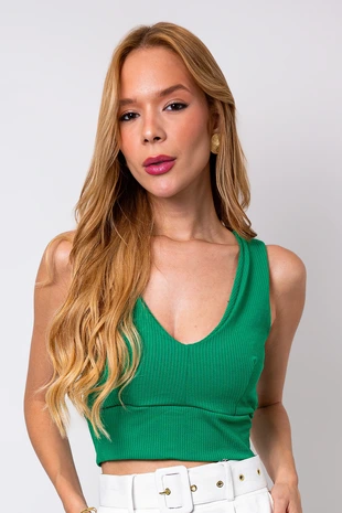 Cropped Dwz Decote V