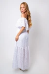 Vestido Dwz Laise Longo Ombro a Ombro