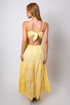 Vestido Dwz Laise Bordada com Amarracao