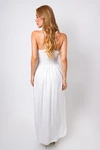 Vestido Dwz Longo com Detalhe em Renda