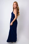 Vestido Dwz Longo com Detalhe em Renda