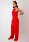 Macacao Dwz  Pantalona com Costura Frontal