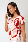 Blusa Dwz Manga Curta