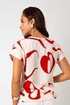 Blusa Dwz Manga Curta