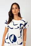 Blusa Dwz Manga Curta